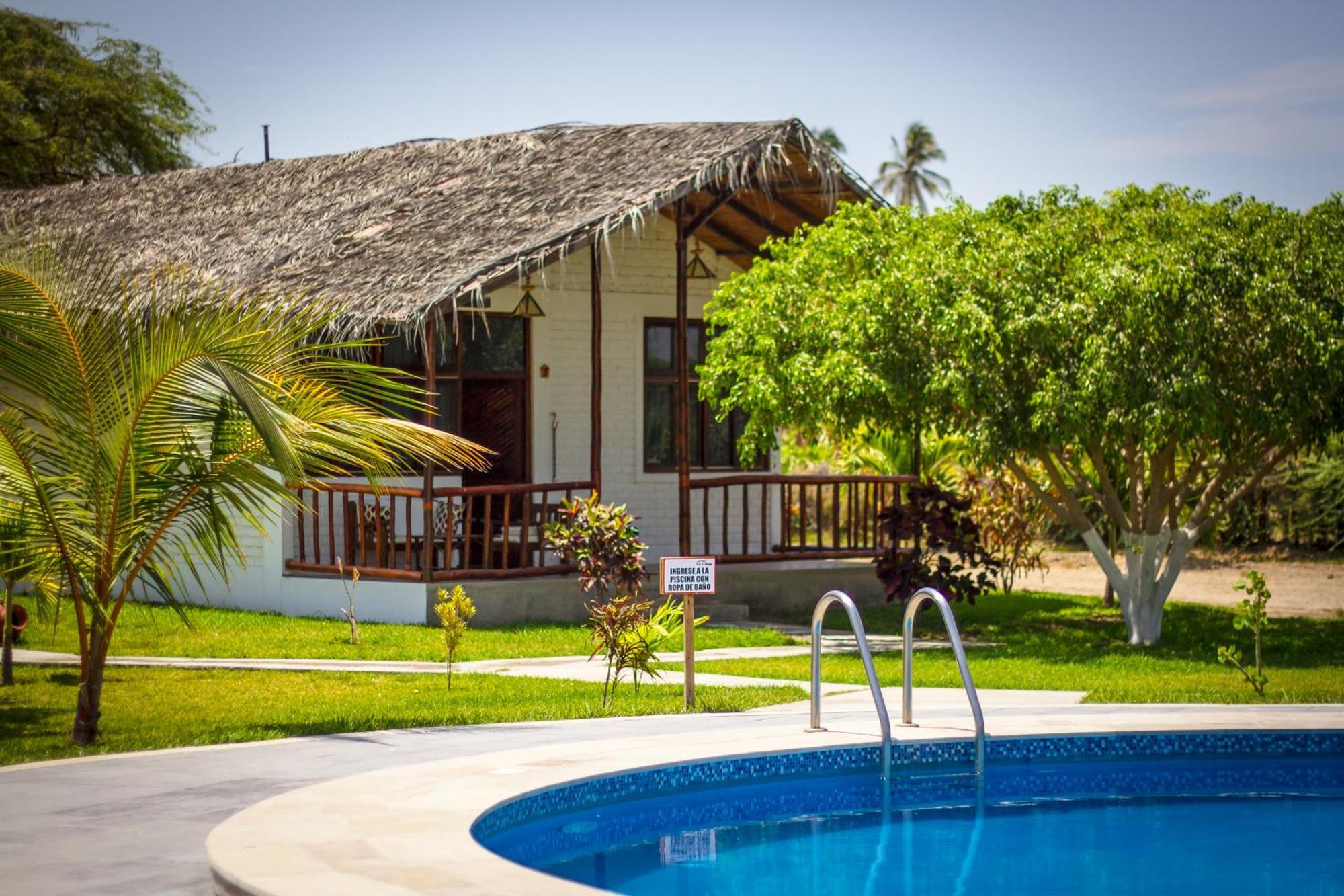 La Choza Bungalows Тамбо-Гранде Экстерьер фото